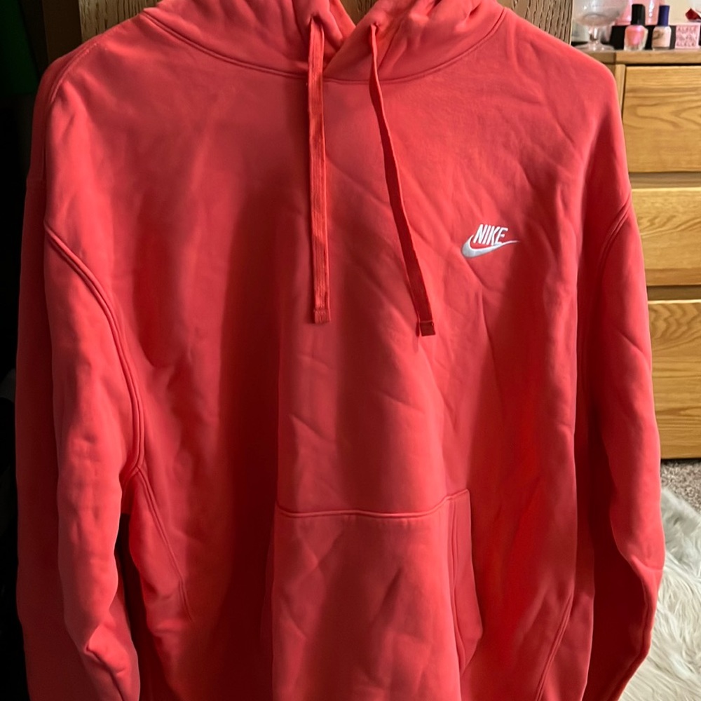 Coral Nike hoodie